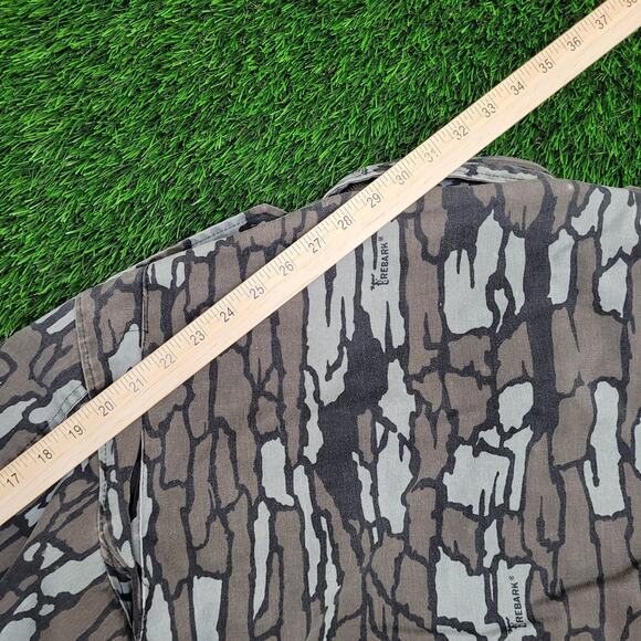 Vintage 90s Treebark Hunting Jacket Medium 24x30 Game-Pouch - Picture 4 of 16